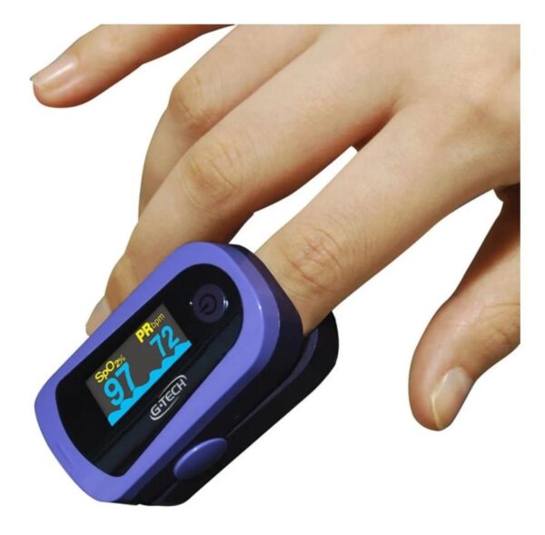 G-Tech Oxímetro De Pulso Portátil Modelo Oled Graph