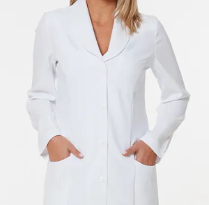 Jaleco Camila Gabardine - Branco