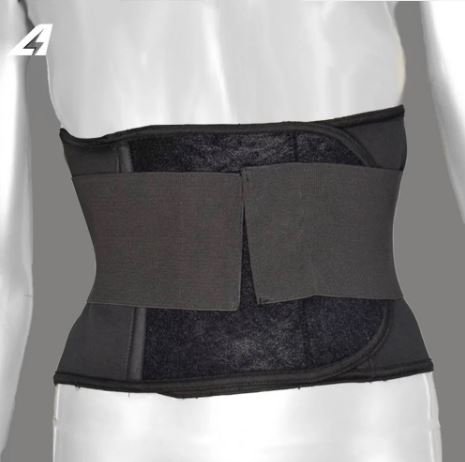 Cinta Ortopédica Lombar C/ Placa De Sustentação Atlet Brasil - Imagem 3