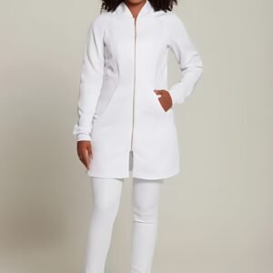 Jaleco Aline Gabardine - Branco