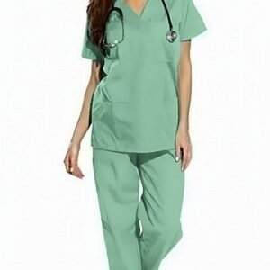 Scrub Pijama Hospitalar 100% Algodão - Verde Hospitalar