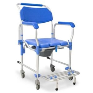 Cadeira de Banho em Alumínio até 150 Kg Assento 42 cm D60 Dellamed