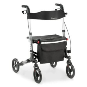 Andador de Alumínio Compacto 4 Rodas até 135 Kg D14 Dellamed